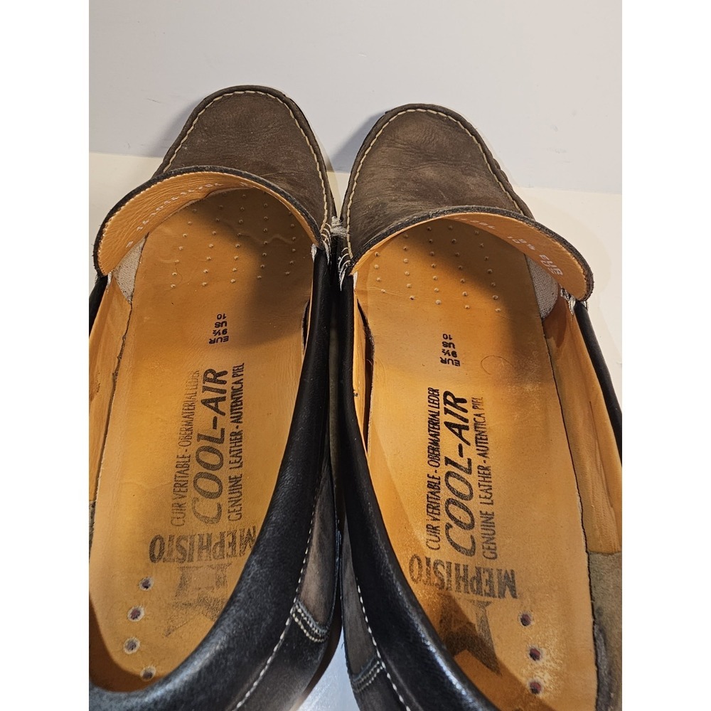 Mephisto Men's Brown Suede Leather Slip-On Loafer Shoes Size 10 - Picture 4 of 10